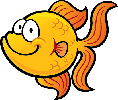 Infants Are Not Submerged During This Class, As Baby - Goldfish Clipart Black And White (414x350)