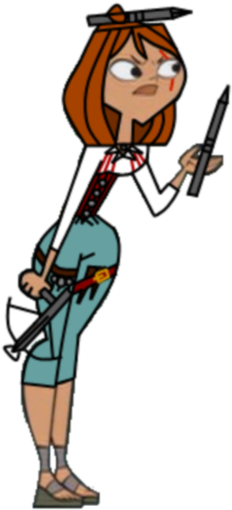 Courtney As Ann Lee By Tdgirlsfanforever - Total Drama Island Courtney (239x521)