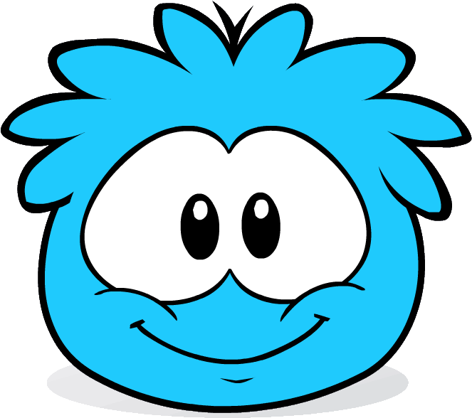 Blue Puffle - Club Penguin Puffle Gif (675x608)