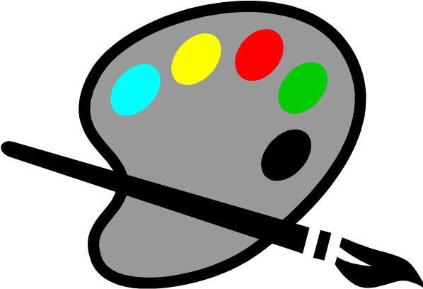 Paint Pallet - Pallet (599x415)