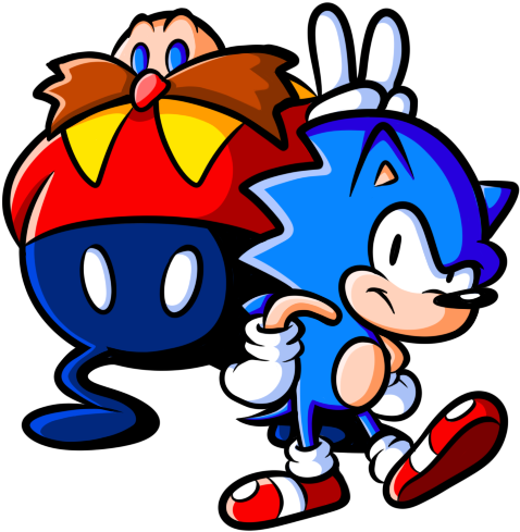 Blue Boy And The Fat Man By Jamesmantheregenold - Sonic The Hedgehog (517x553)