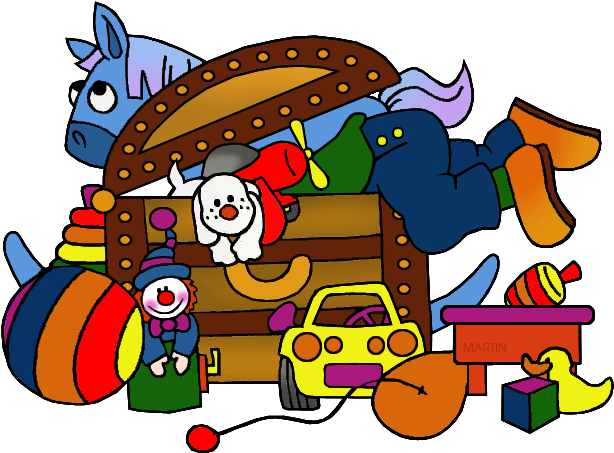 Other Things Clip Art By Phillip Martin - Toys Clipart (648x484)