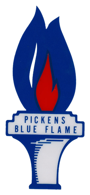 Pickens Blue Flame - Pickens High School Blue Flame (351x747)