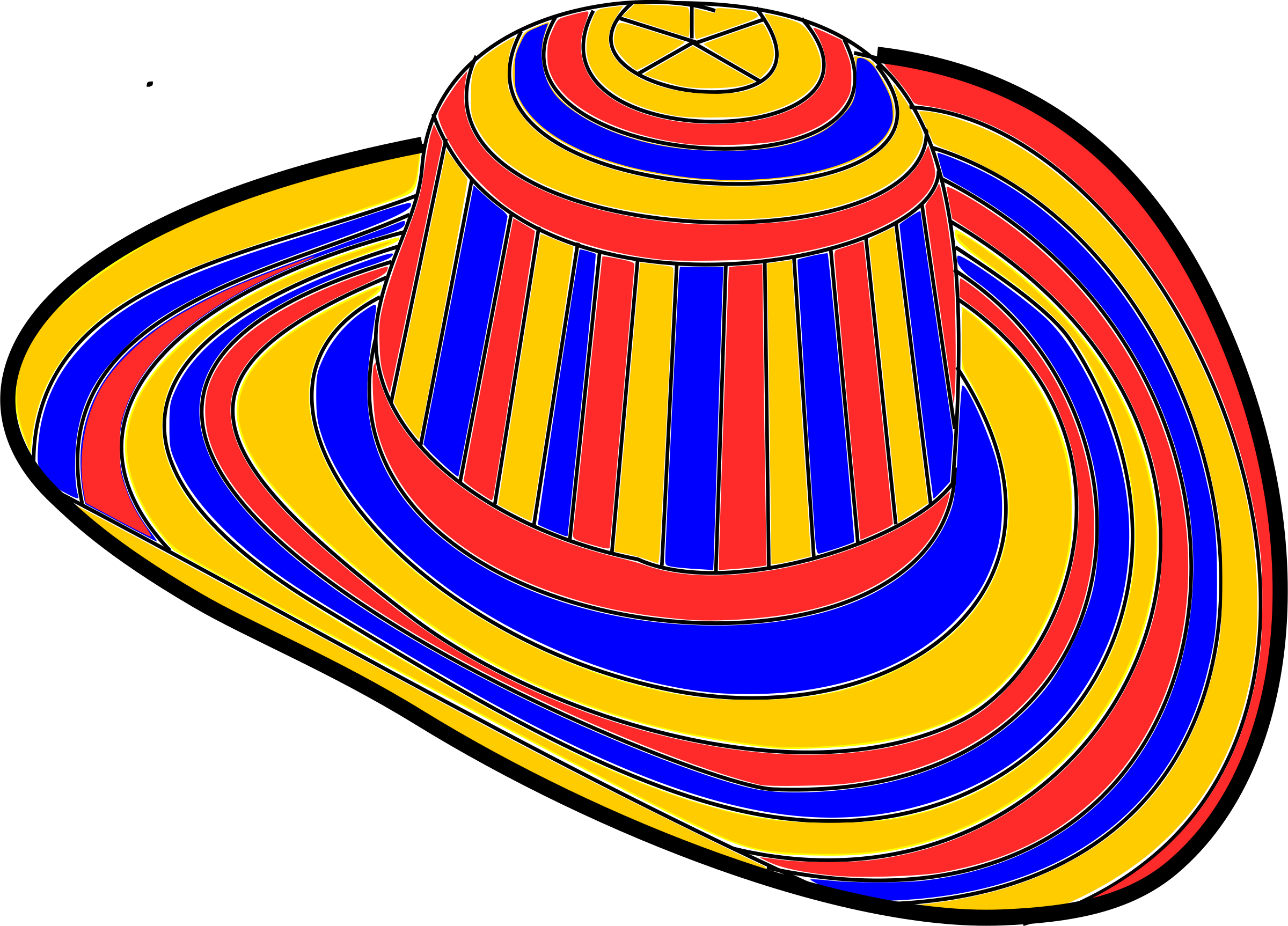 Voliado "colombia" - Colombia Clip Art (2400x1726)