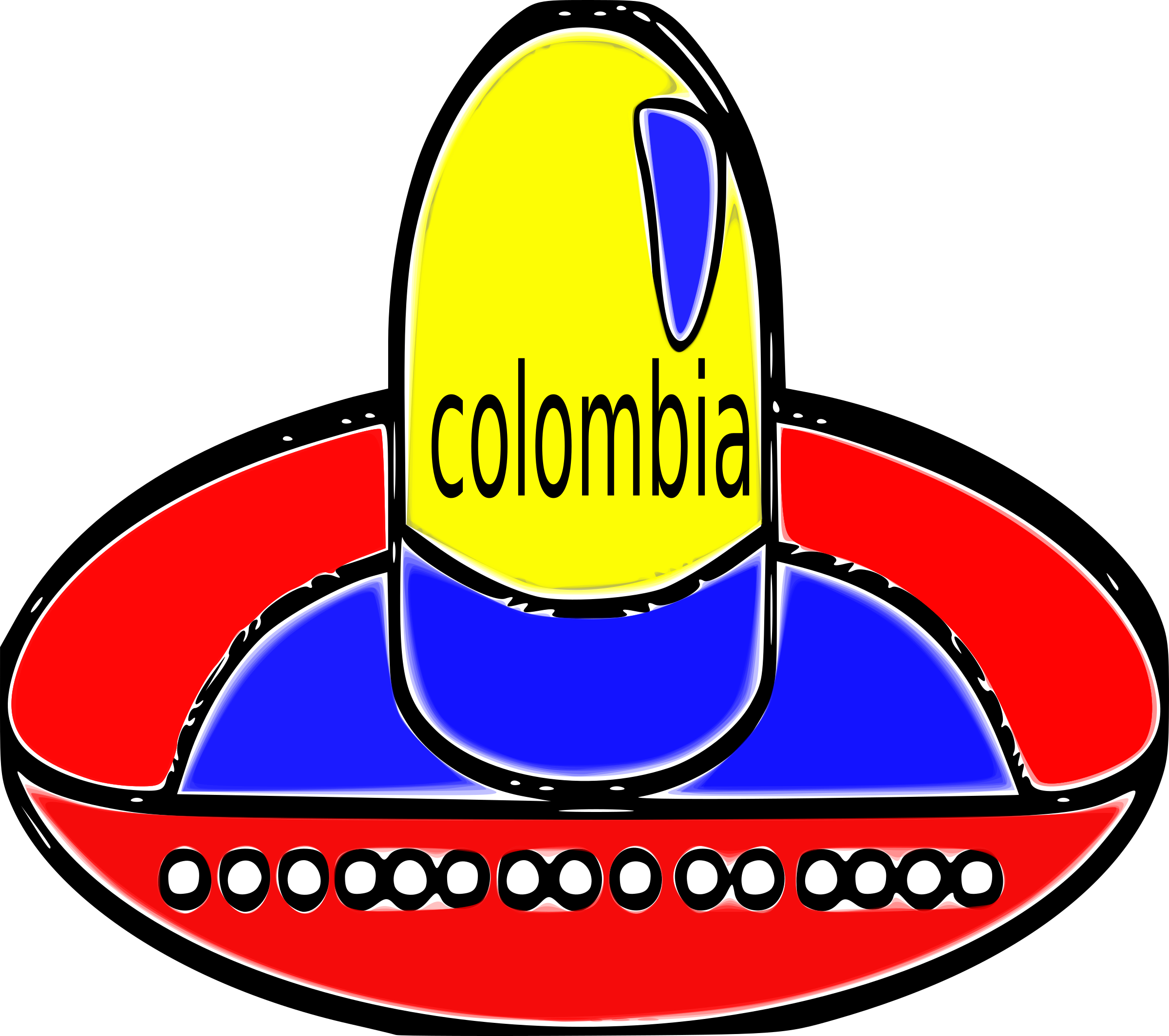 Big Image - Gorro Colombiano Png (2400x2127)