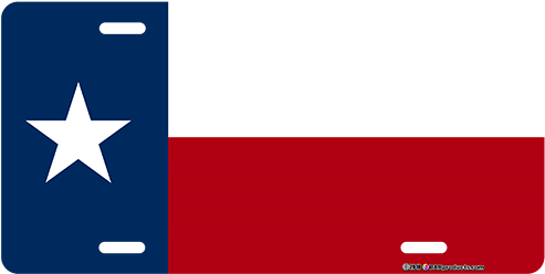 Texas Flag License Plate - Flag Of Chile (500x500)