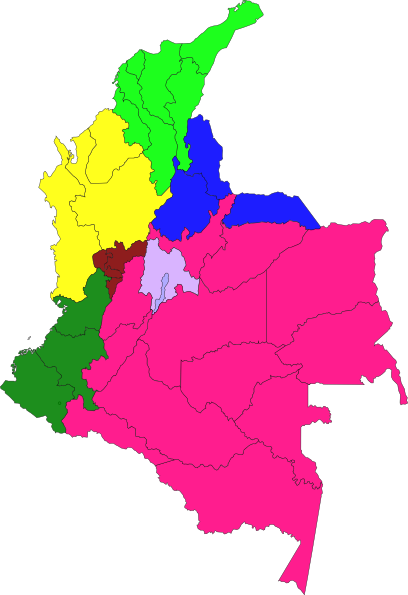 Colombia Country With Flag (408x595)