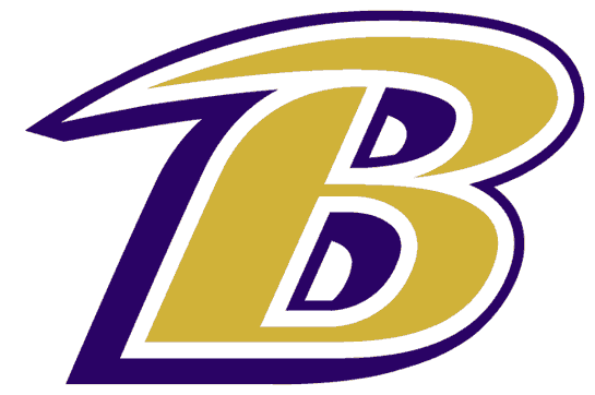 Ravens Rally Late, Top Steelers 23-20 In Overtime - Baltimore Ravens B Logo (545x362)