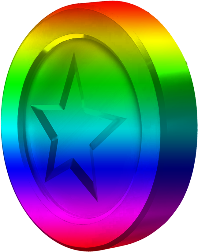 Rainbowcoin - Mario Rainbow Coin (1000x1000)