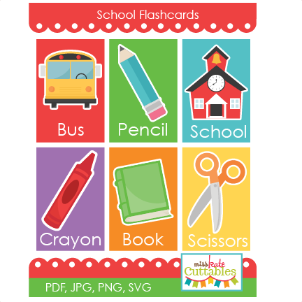 School Flashcards Printables Svg Scrapbook Cut File - Traffic Sign (432x432)