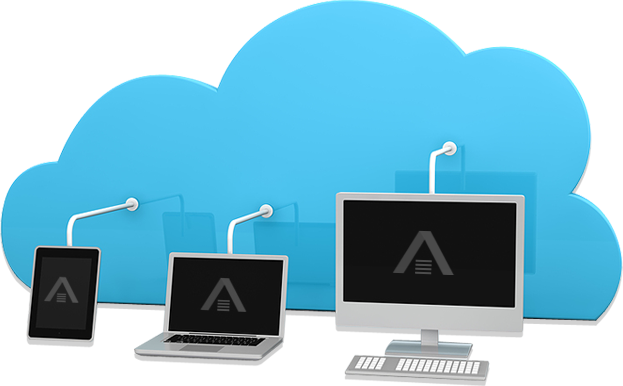 Managed Hosting - Cloud Document Png (623x386)