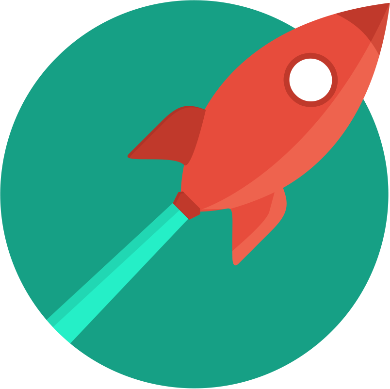 Rocket - Go Live Icon Png (804x802)
