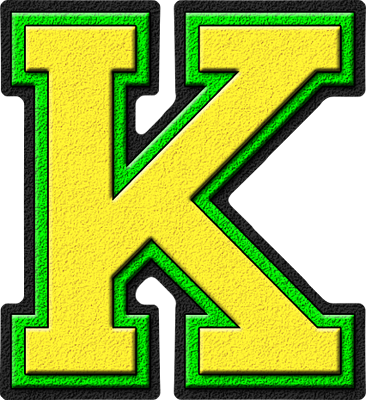 K Alphabet Letter Presentation Alphabets - Floyd E. Kellam High School (366x400)