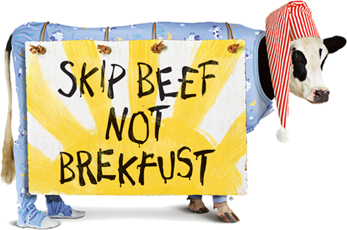 Breakfast Cow - Chick Fil A Cow (504x335)