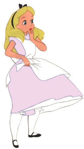 Rainbow-unicorn Wallpaper Entitled Alice In Wonderland - Alice In Wonderland Animated (307x500)