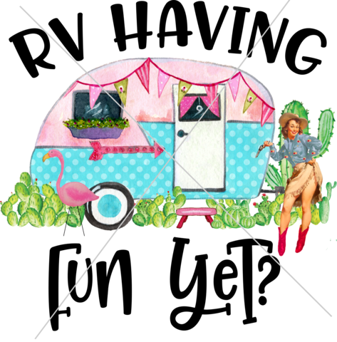Rv Having Fun - Vintage Trailer Logos (473x480)
