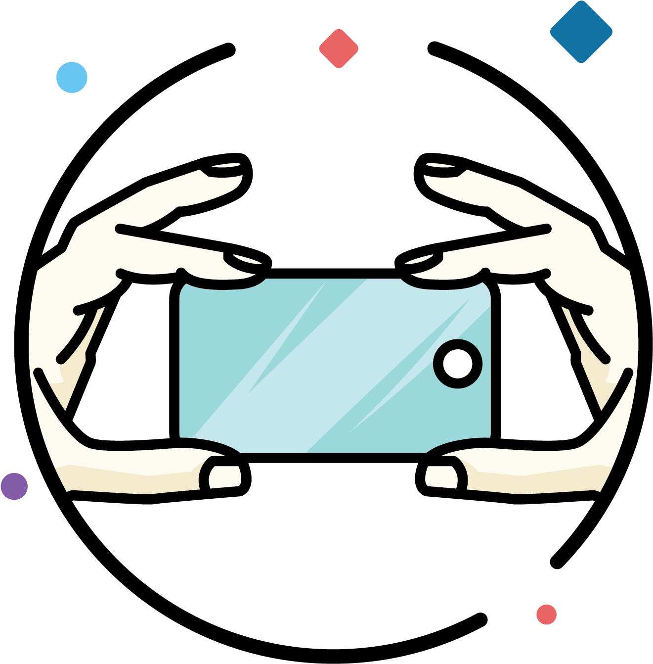 Turn The Side That Held The Foil Towards Your Screen - Circle (1773x1772)