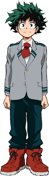 Deku School Uniform - My Hero Academia Deku (234x636)