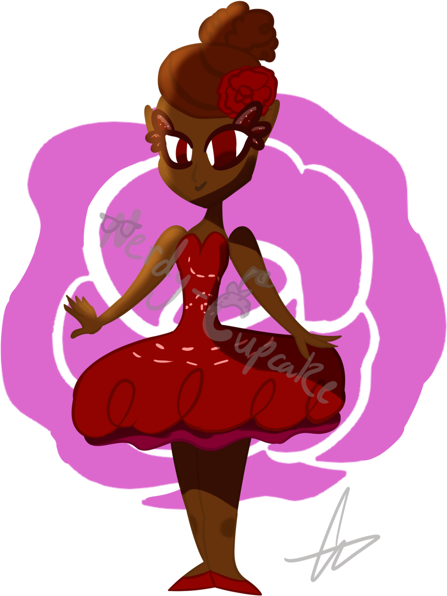Unnamed Ballerina Oc By Nerdy-cupcake - Illustration (1024x1448)