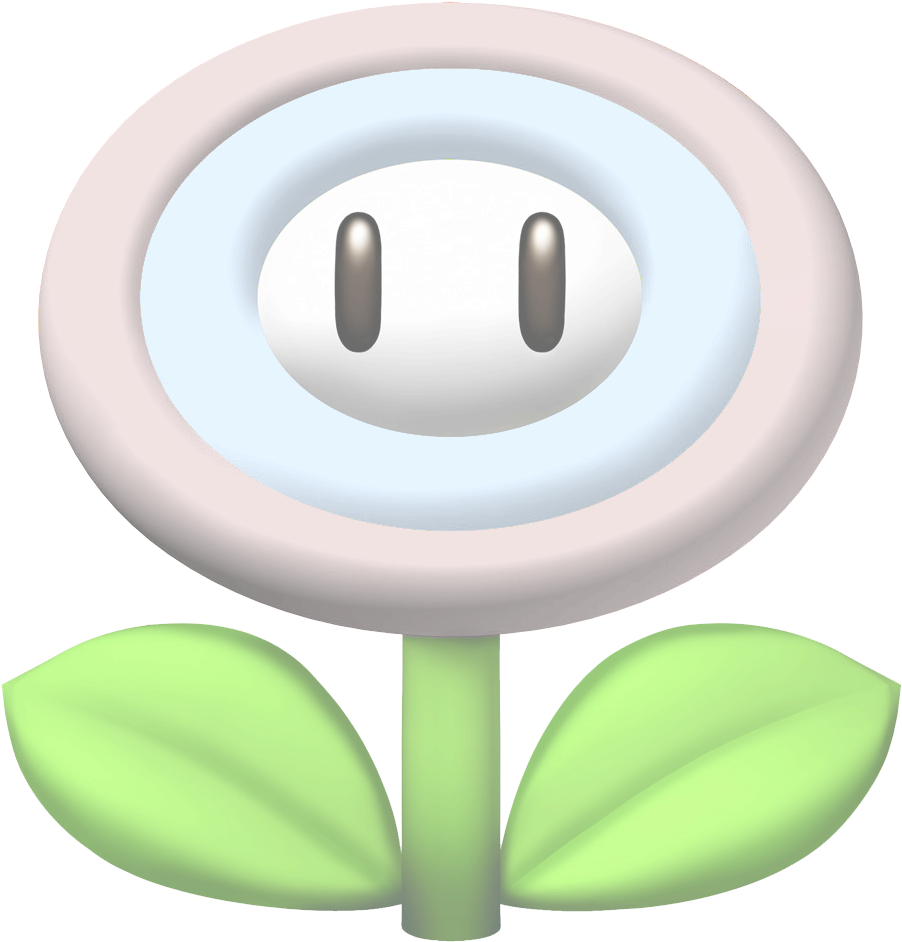 482px-fire Flower Artwork - Super Mario Fire Flower (1000x1000)
