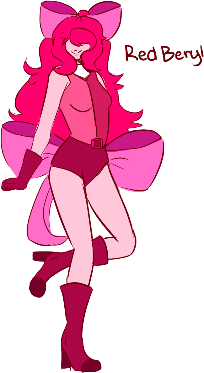 Red Beryl Gemsona Ref By Timeforpika Red Beryl Gemsona - Beryl Gemsona (733x1246)