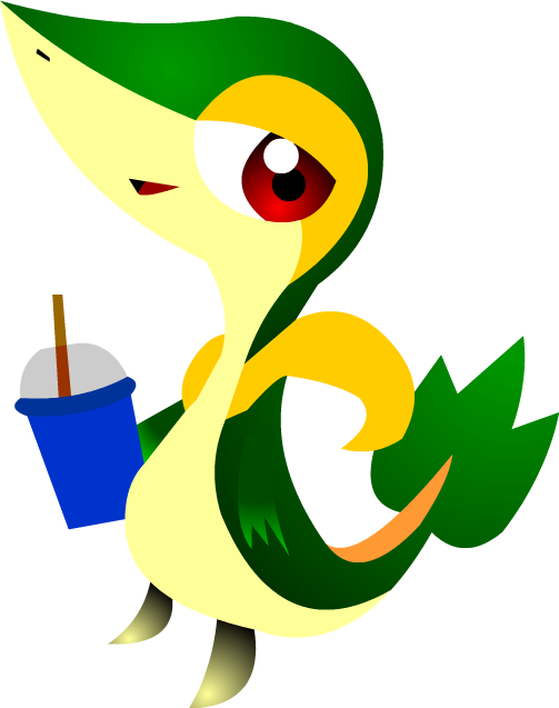 Download My Name In Books - Snivy (503x637)