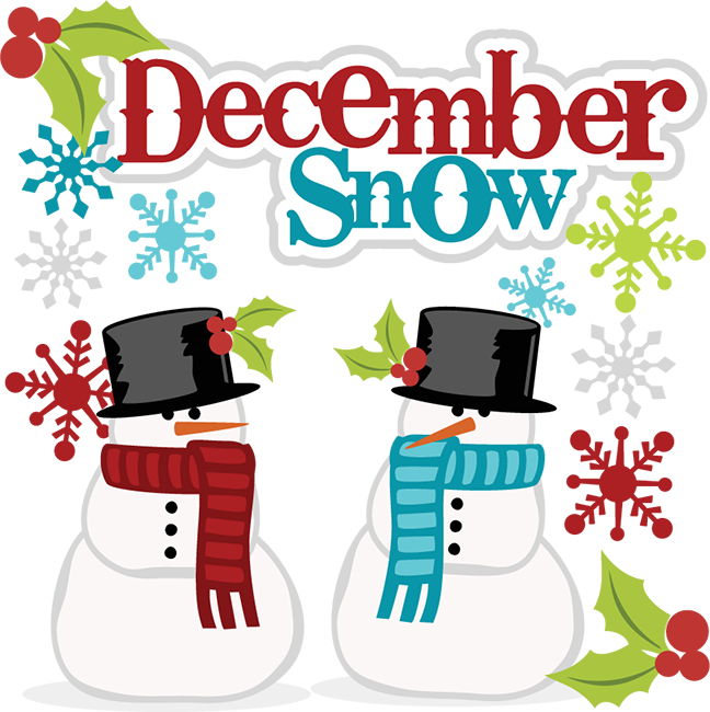 December Snow Svg Cutting Files Winter Svg Cuts Winter - Portable Network Graphics (648x650)