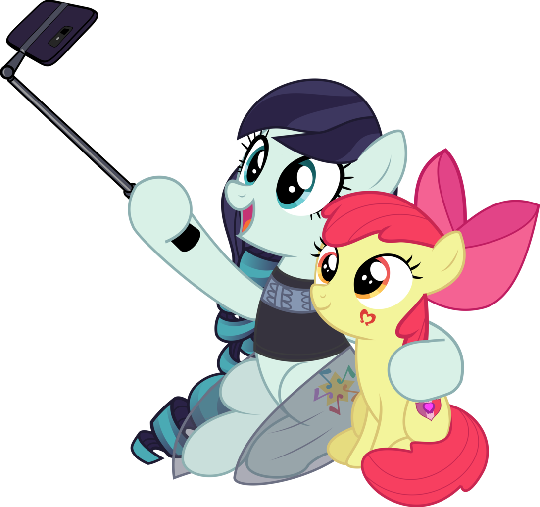 Selfie With Applebloom By Jhayarr23 Selfie With Applebloom - Mlp Movie Apple Bloom (1091x1024)