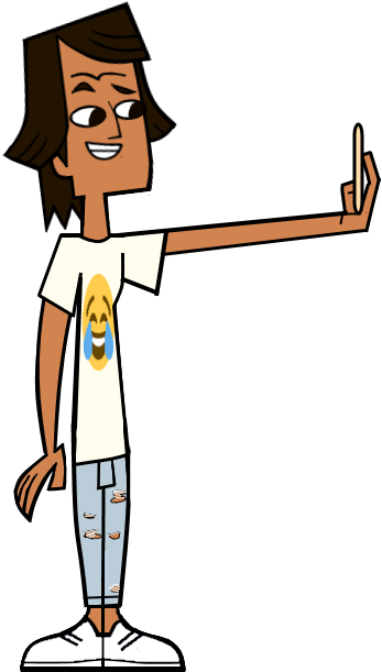 Noah Taking A Happy Selfie By Cookiez4evr - Total Drama Island Noah (361x631)