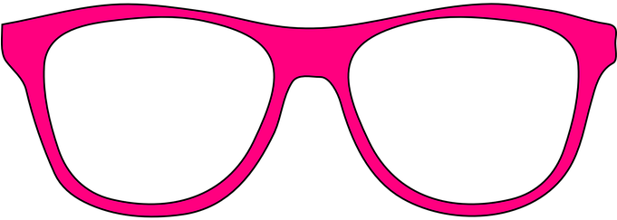 Glasses Circle Pink Glasses Glasses Glasse - Glasses Template (680x340)