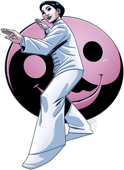 Tai Chi Woman - Tai Chi Art (500x647)