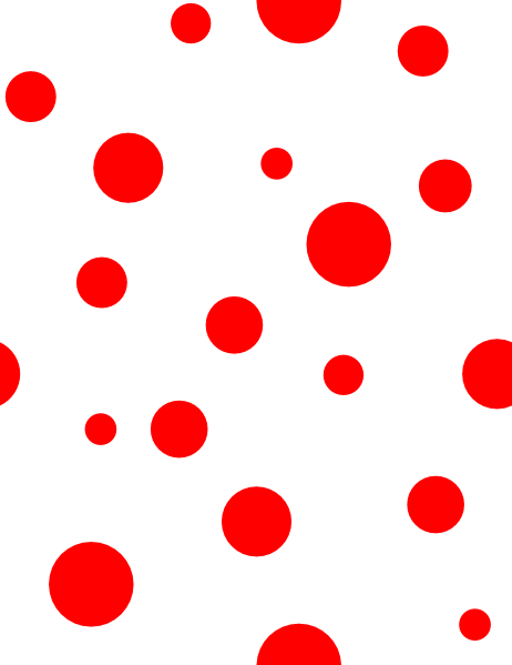 Red Polka Dot Clipart (462x599)