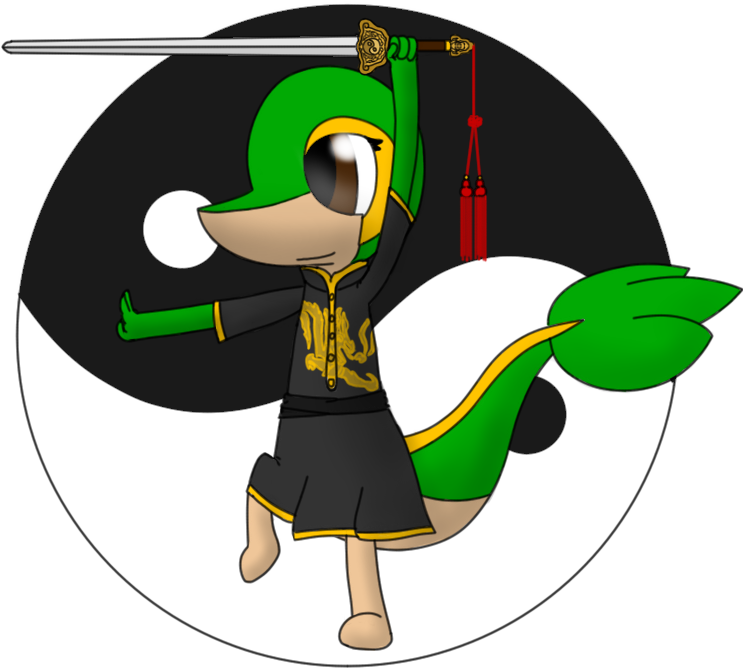 Tai Chi Snivy By Kurtisthesnivy - Cartoon (782x680)