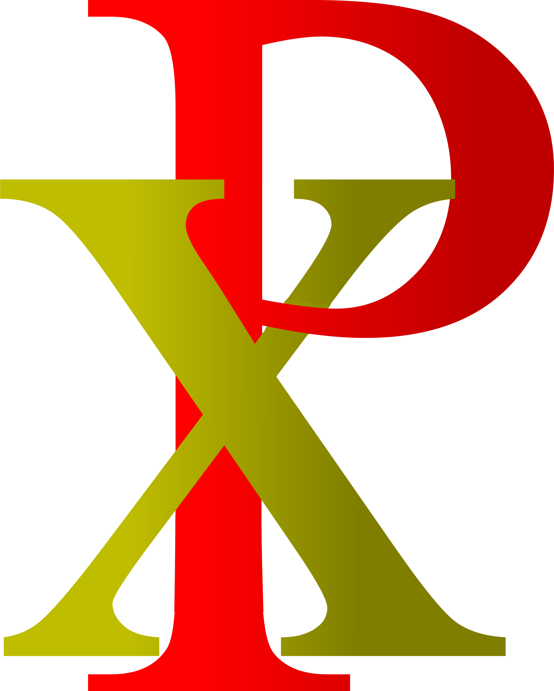 Chi Rho - Chi Rho Clipart (1925x2400)