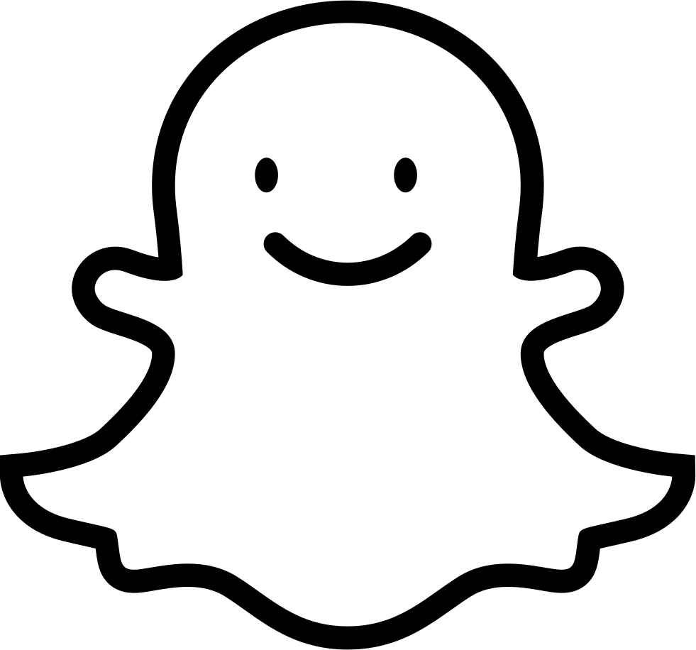 Social People Cliparts - Snapchat Icon Transparent (981x916)