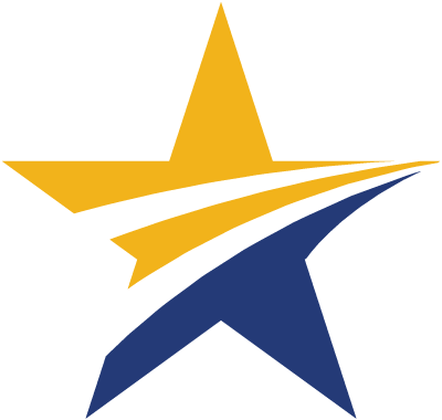 Lincolnwood Elementary School - 五角 星 图形 (400x380)