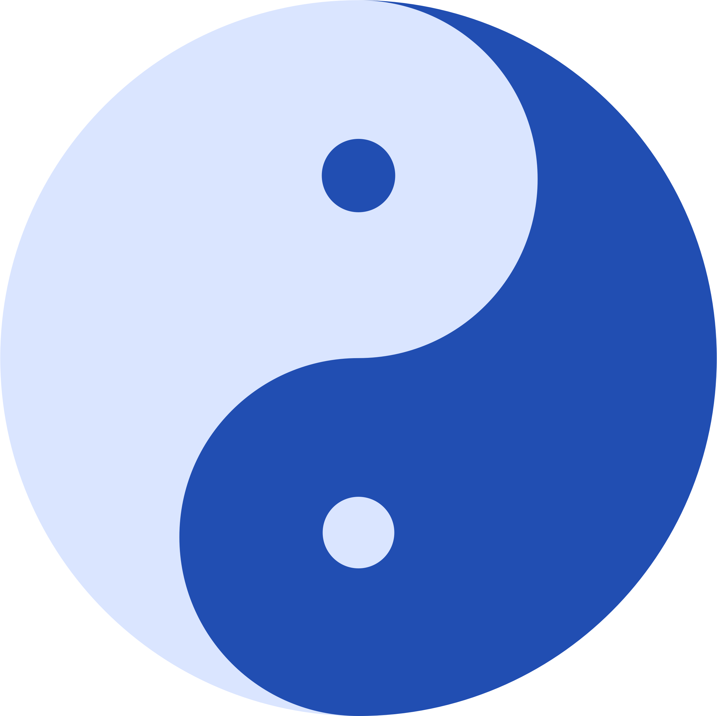 Big Image - Yin Yang In Blue (2372x2371)
