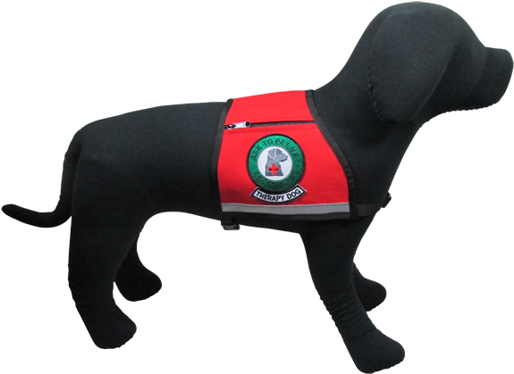 Ask To Pet Me, Therapy Dog Reflective Vest - Service Dog (600x448)