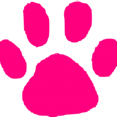 Types Of Service Dogs - Pink Panther Face (413x413)