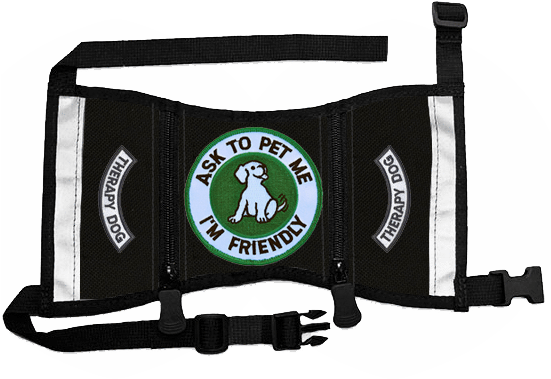 "ask To Pet Me - Service Dog Vest (550x550)