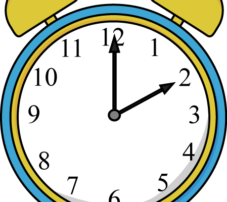 Clock Clip Art Alarm Clock - Clock Clipart Black And White (449x400)