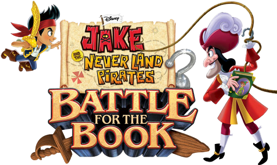 Battle The Book Jake And Neverland Pirates Dvd Clipart - Jake And The Never Land Pirates Battle (572x360)