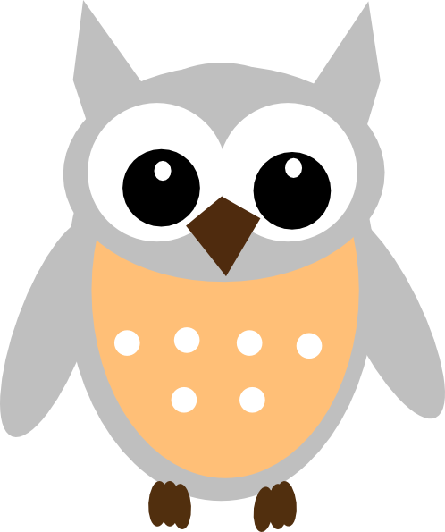 Baby Owl Clip Art (498x595)