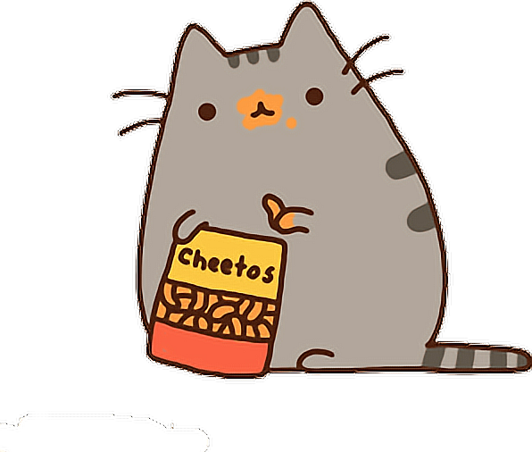 Pusheen Freetoedit Cheetos Pusheen - Pusheen The Cat (596x506)