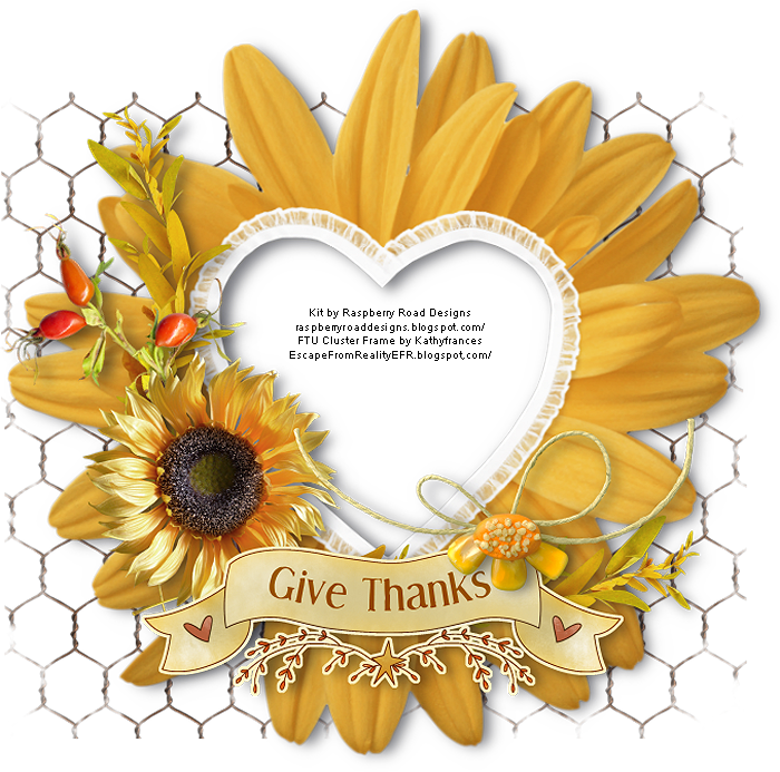 Ftu Cornucopia Cluster Frames - Png Yellow Cluster Frame (700x693)