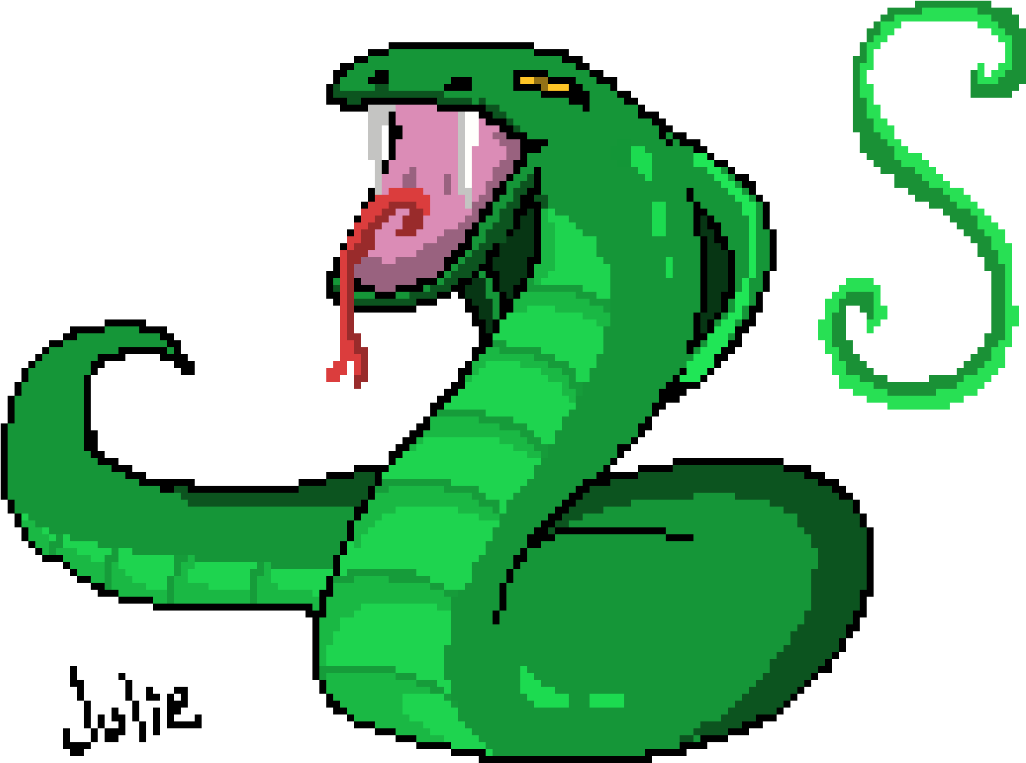 Slytherin - Pixel Art (1850x1190)