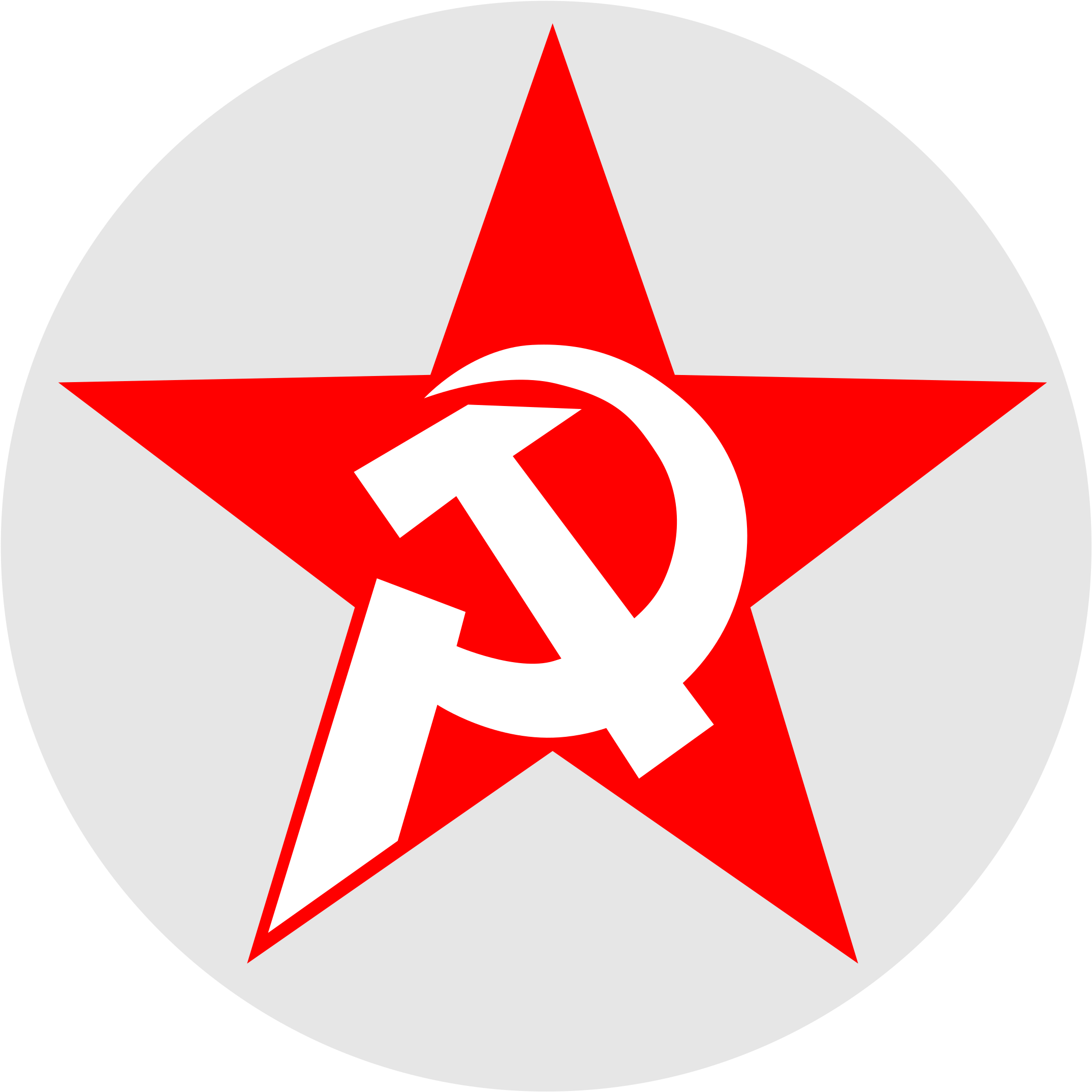 And Sickle In Star And Circle - Hammer And Sickle .jpg (2400x2400)
