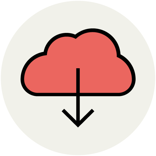 Vector Cartoon Icon Material Science - Cloud Computing (512x512)