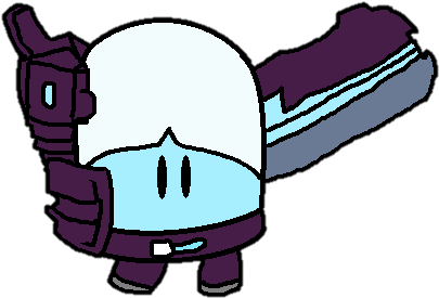 The Test Subject, Blue By Keoen - Nitrome Test Subject Blue (446x328)