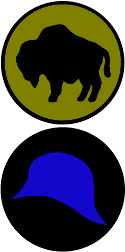 Buffalo Soldiers And Blue Helmets - Buffalo Soldiers Patches (250x505)